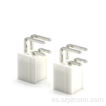 Fila doble del conector del jefe del Pin de la oblea de 4,2 mm